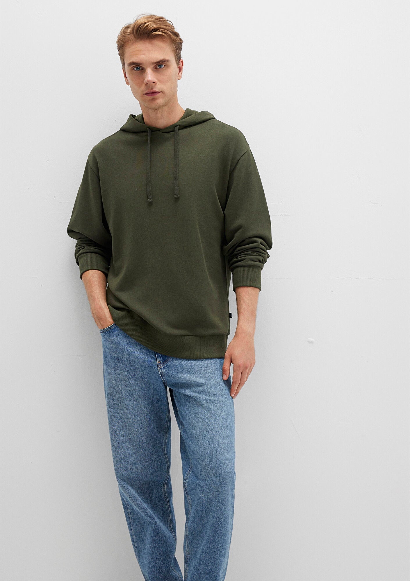 Hooded Green Sweatshirt