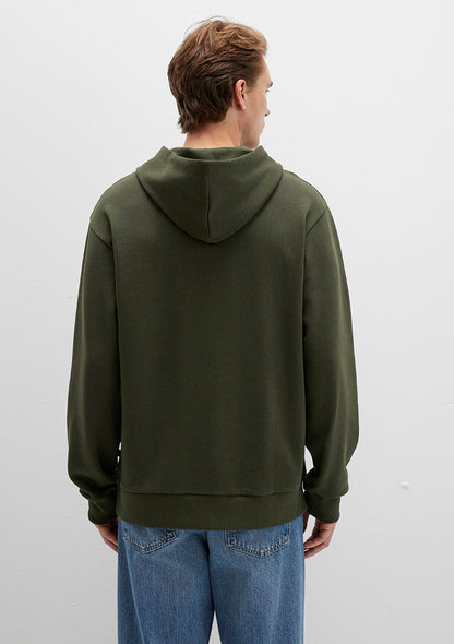 Hooded Green Sweatshirt