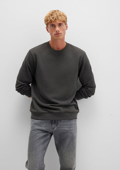 Crew Neck Green Sweatshirt