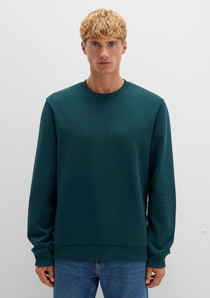 Crew Neck Green Sweatshirt