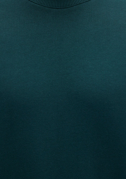 Crew Neck Green Sweatshirt