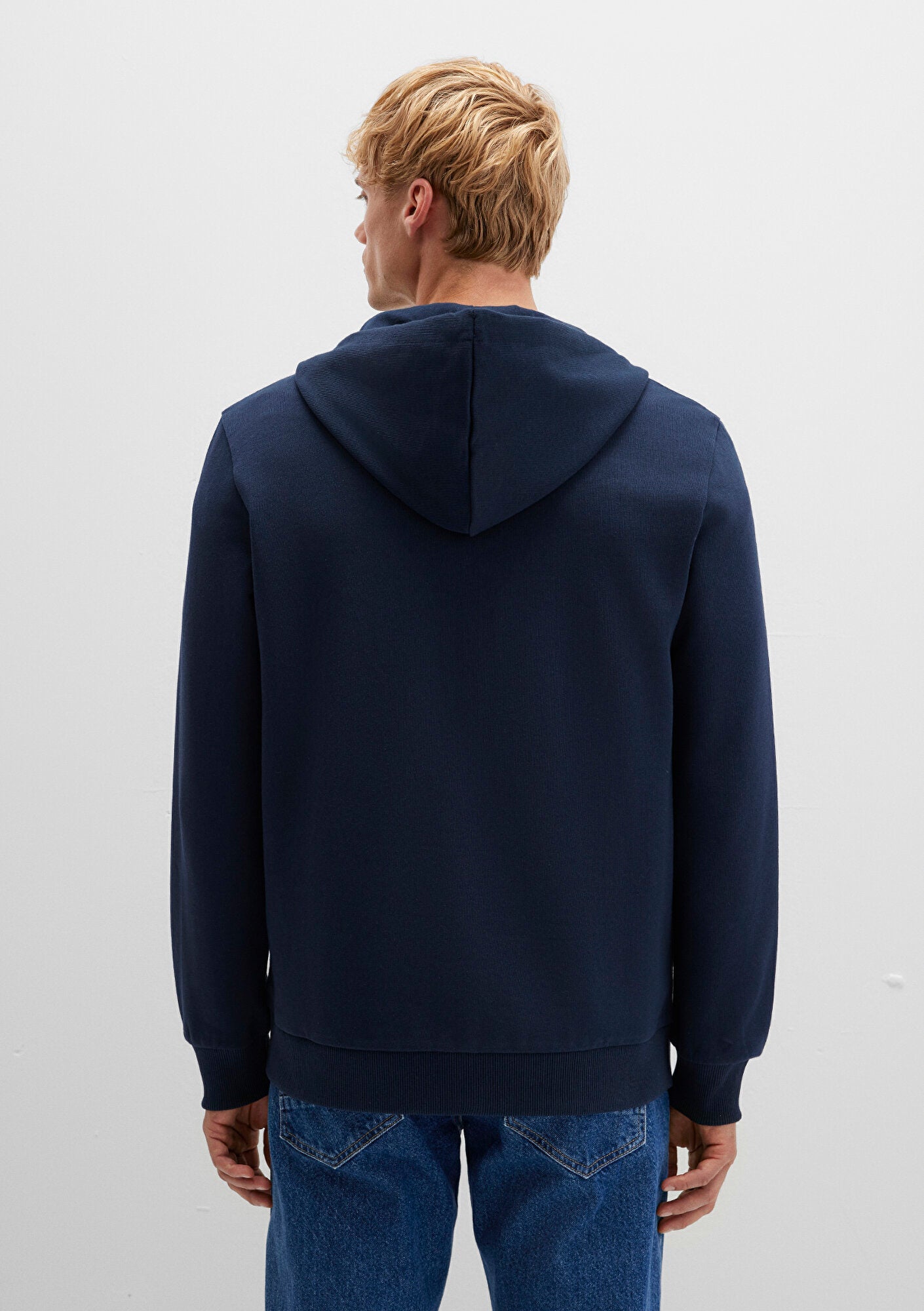 Crew Neck Navy Sweatshirt