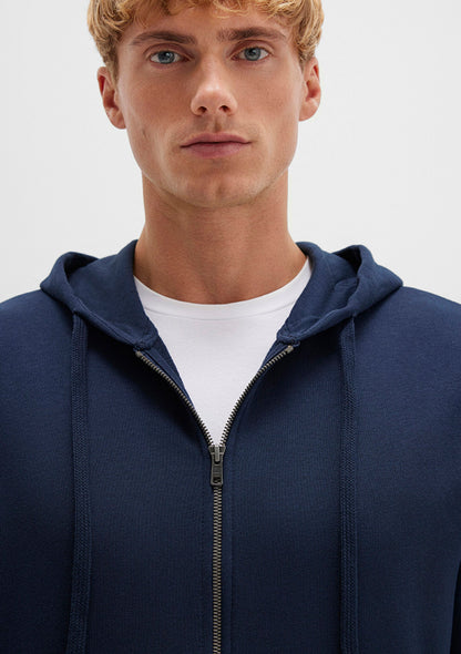 Crew Neck Navy Sweatshirt