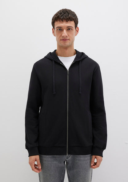 Crew Neck Black Sweatshirt