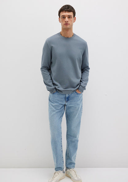 Crew Neck Grey Sweatshirt