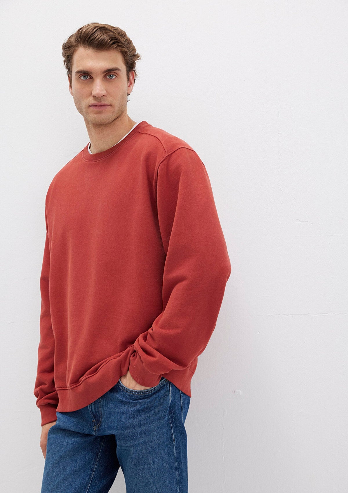 Red Crewneck Sweatshirt
