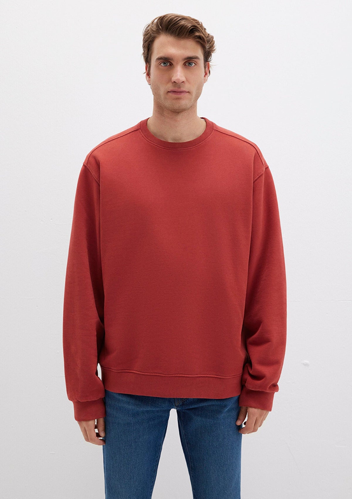 Red Crewneck Sweatshirt
