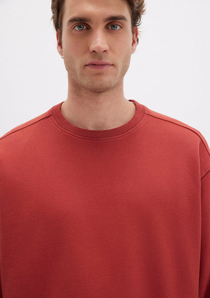 Red Crewneck Sweatshirt