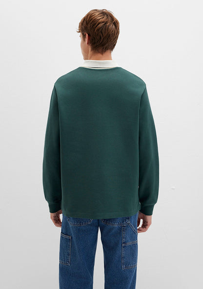 M Logo Crewneck Yeşil Sweatshirt