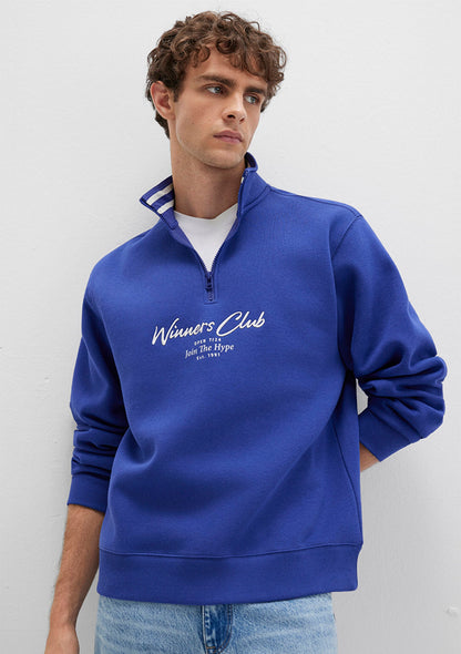 Blue Polo Sweatshirt