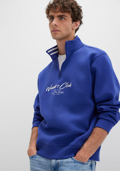 Blue Polo Sweatshirt