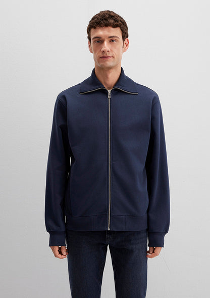 Full Zip Navy Sweatshirt