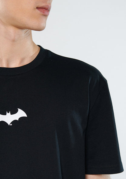 Batman Printed Black T-Shirt