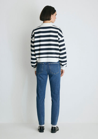 Cindy Mid Brushed College Jean Pants