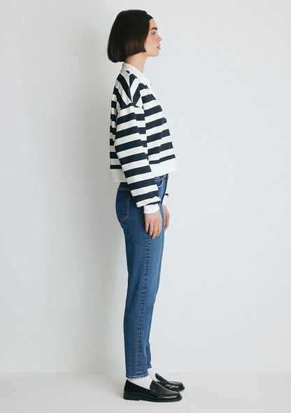 Cindy Mid Brushed College Jean Pants