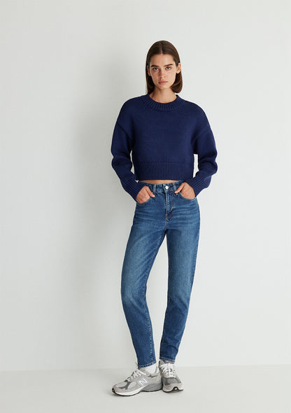 Cindy Dark Shaded Classic Denim Jean Pants