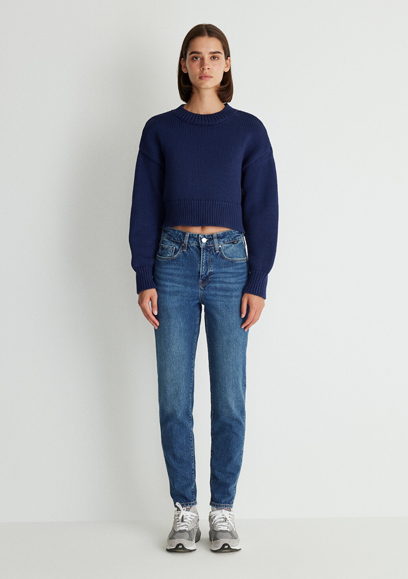 Cindy Dark Shaded Classic Denim Jean Pants