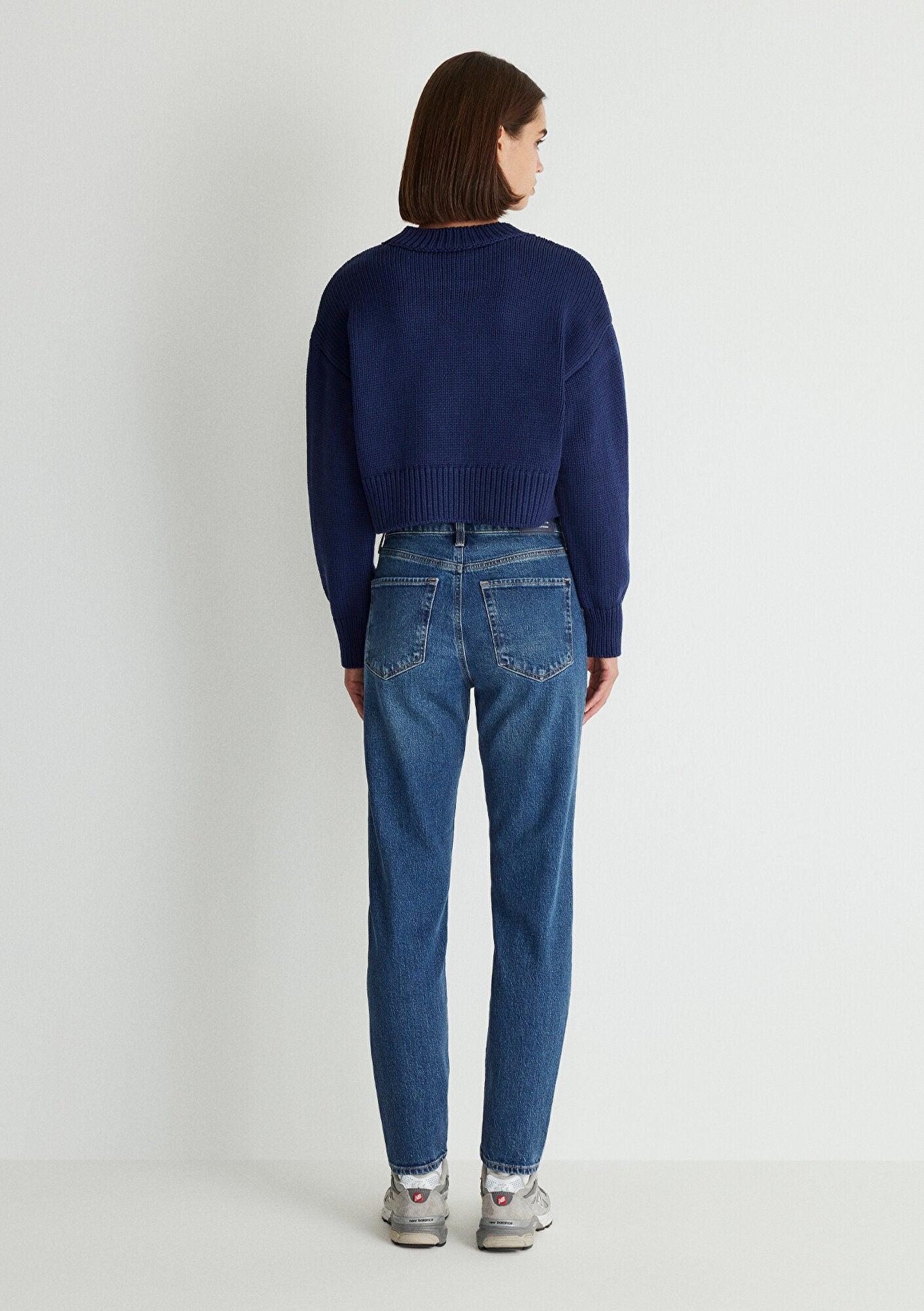 Cindy Dark Shaded Classic Denim Jean Pants