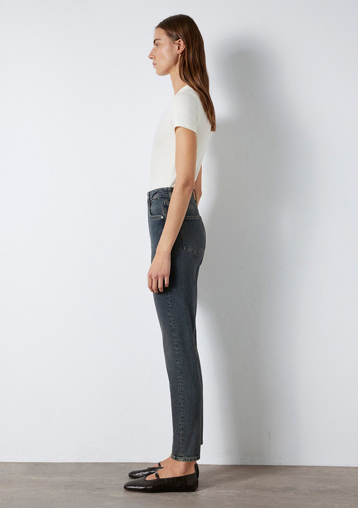 Cindy Dark Blue Premium Blue Jean Pants