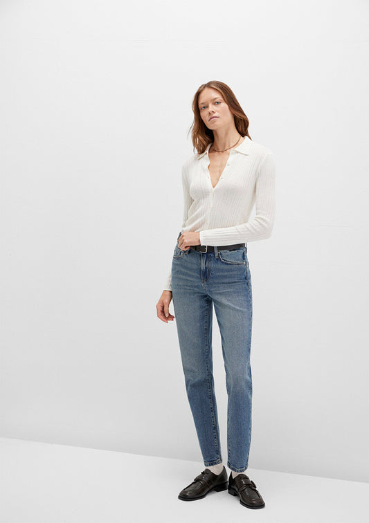 Cindy Classic Denim Blue Jean Pants
