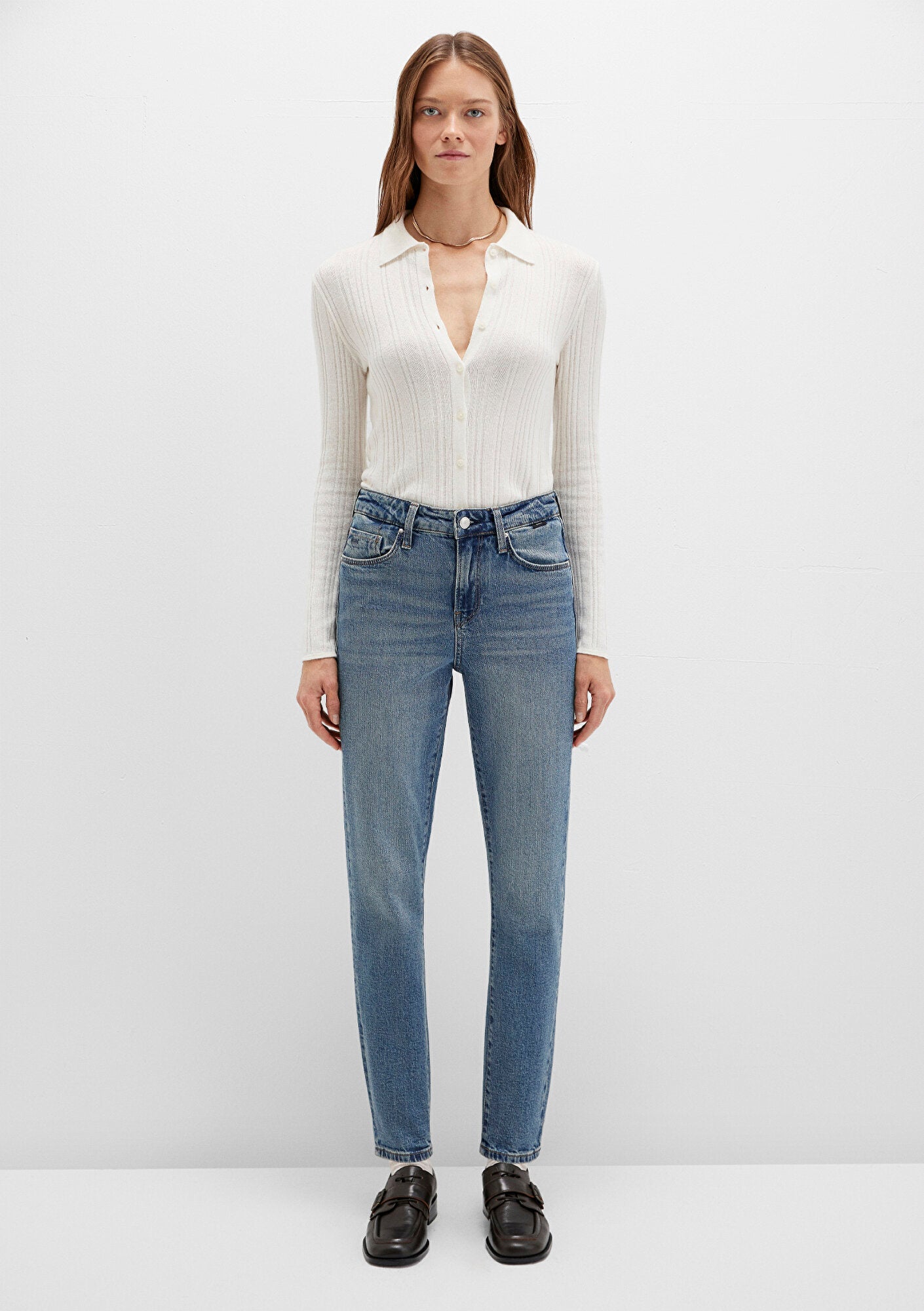 Cindy Classic Denim Blue Jean Pants