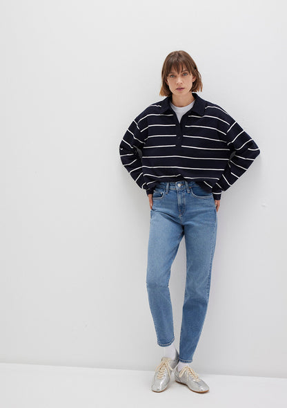Cindy Mid Indigo Denim Jean Pants