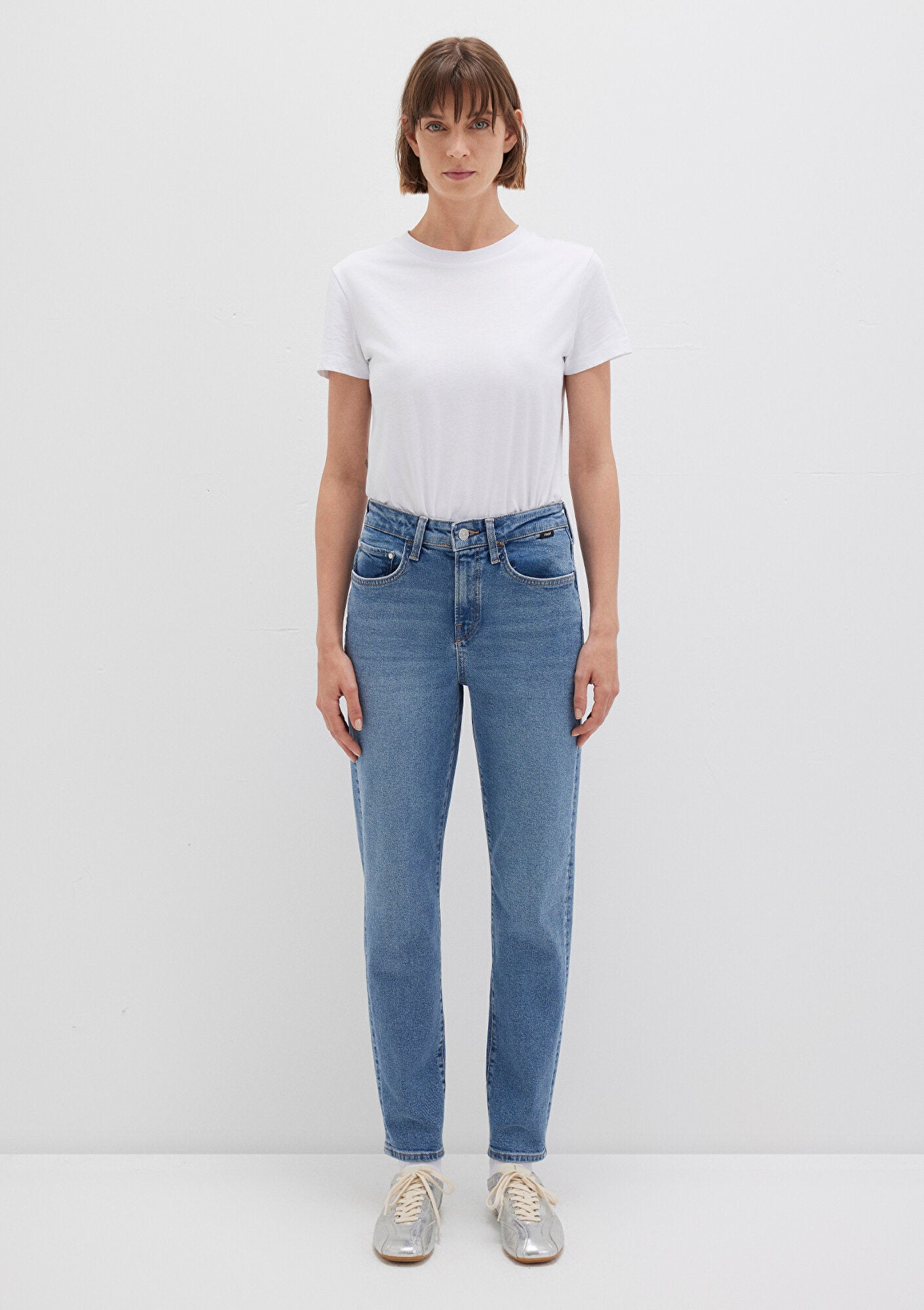 Cindy Mid Indigo Denim Jean Pants