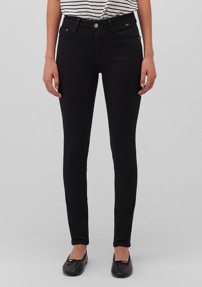 Tess Double Black Denim Jean Pants