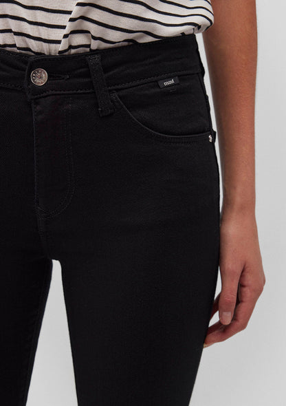 Tess Double Black Denim Jean Pants