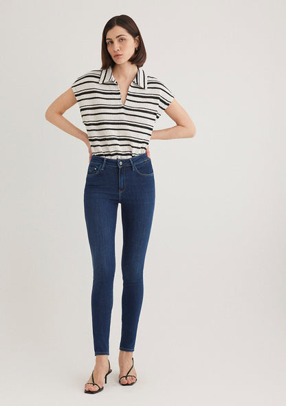 Tess Indigo Gold Premium Jean Pants