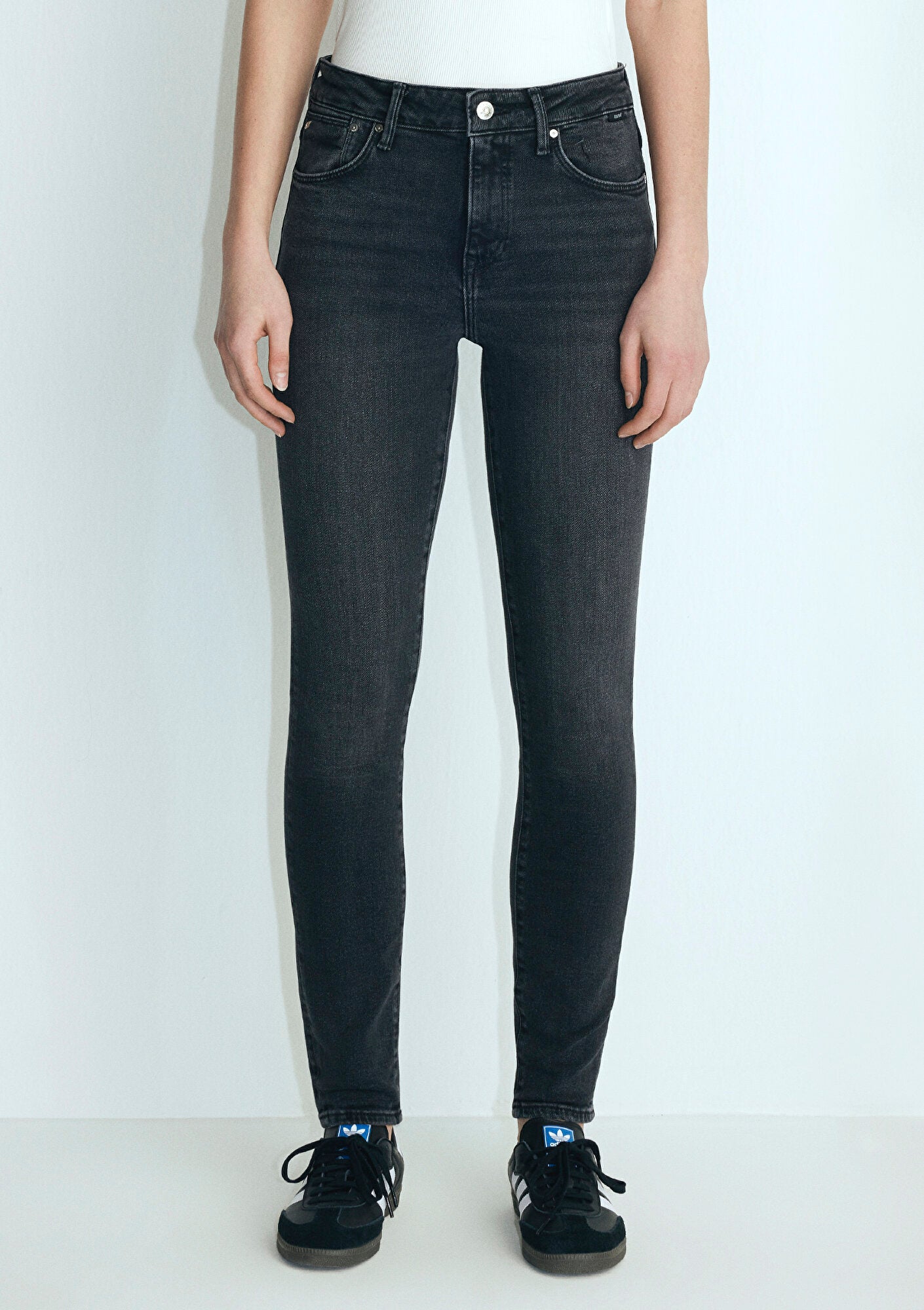 Tess Mid Smoke Glam Jean Pants