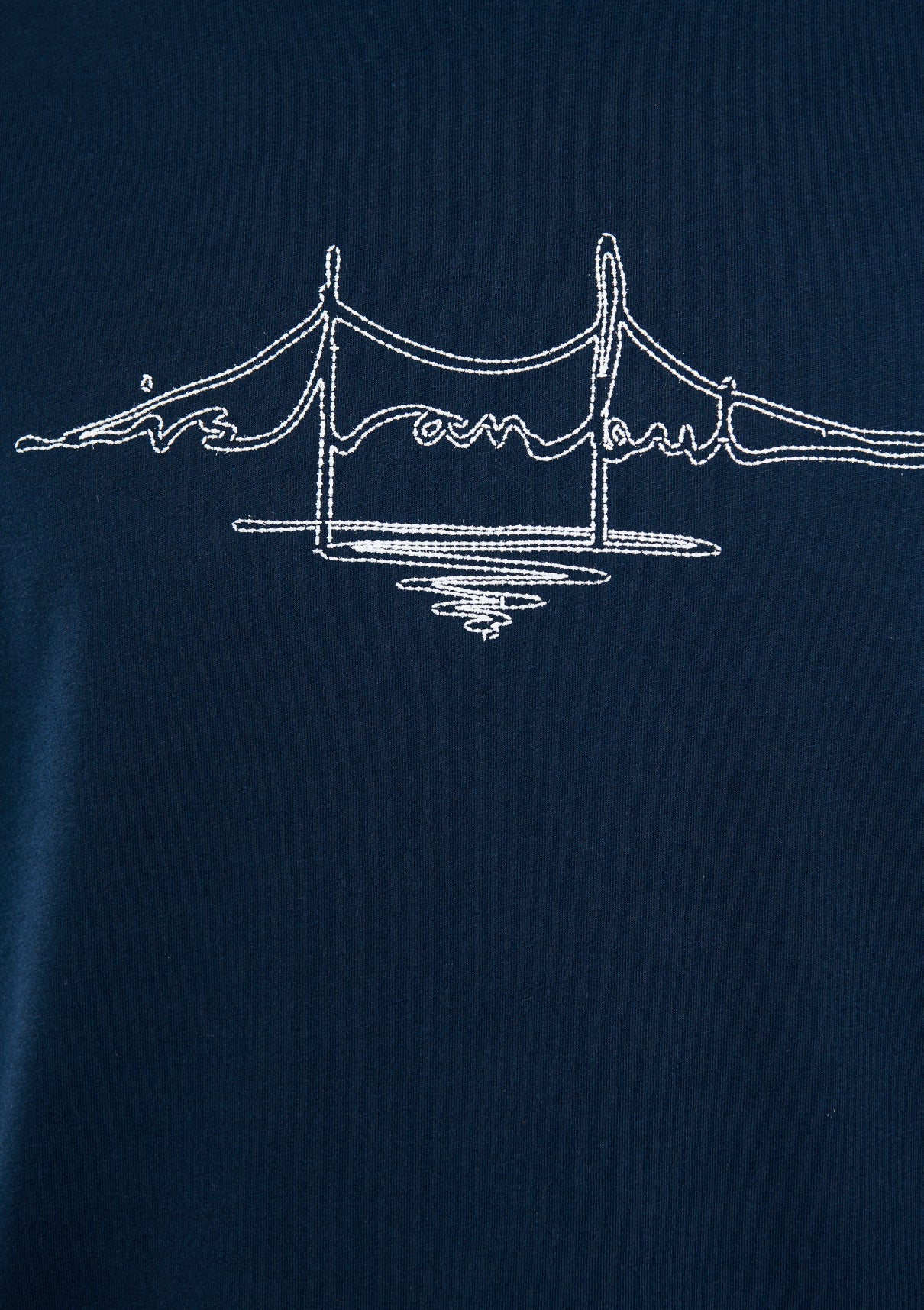 İstanbul Printed Navy T-Shirt