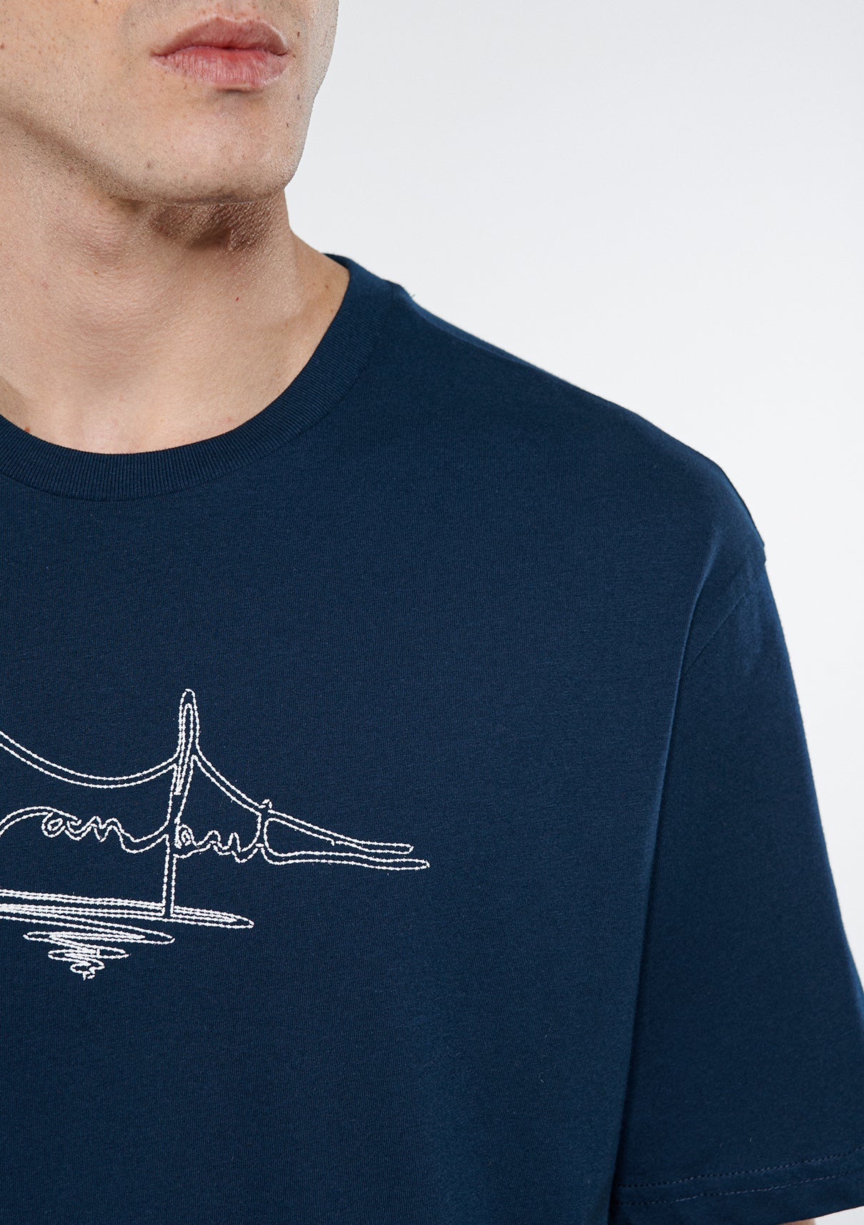 İstanbul Printed Navy T-Shirt