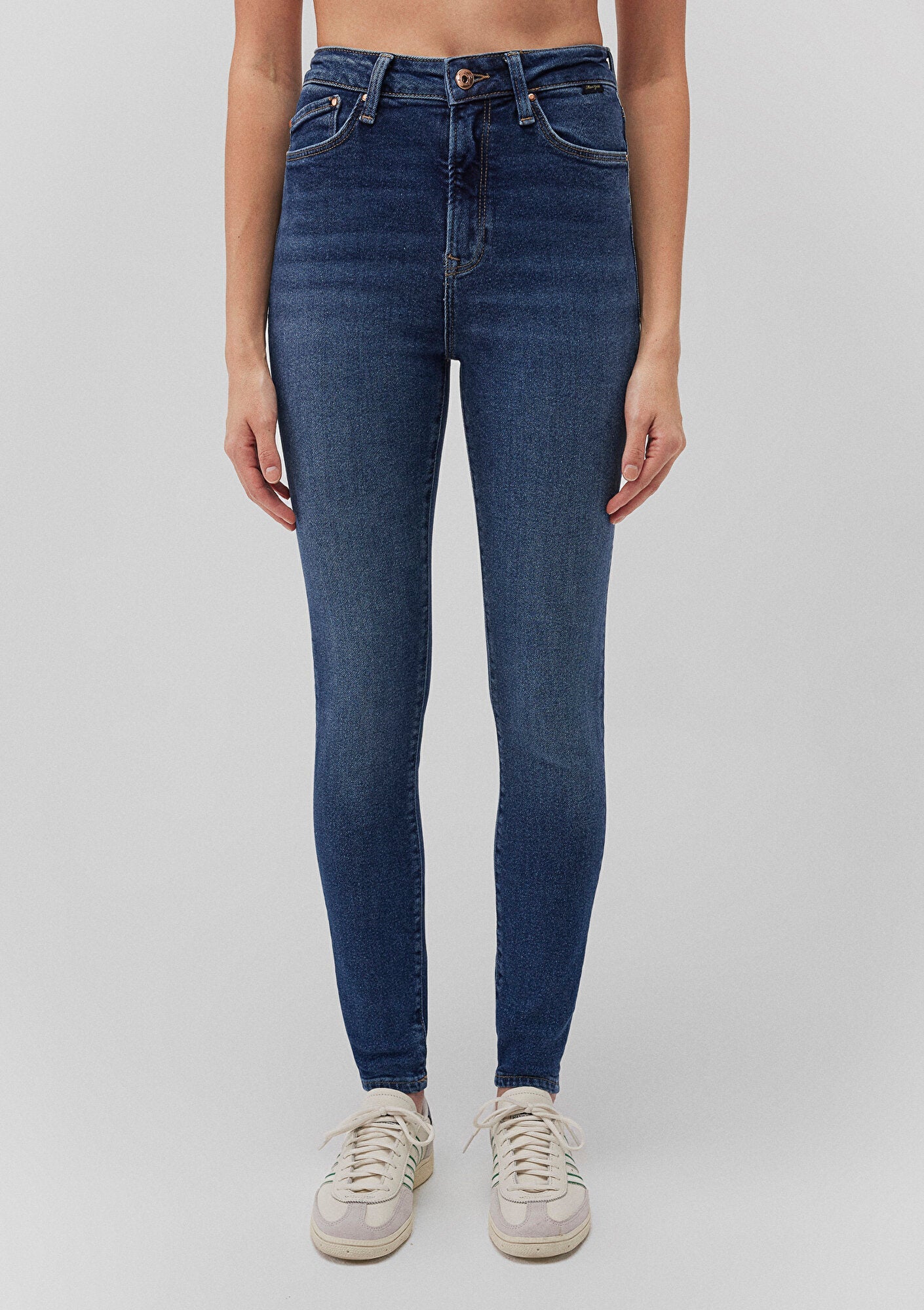 Serenay Dark Gold Shape Jean Pants