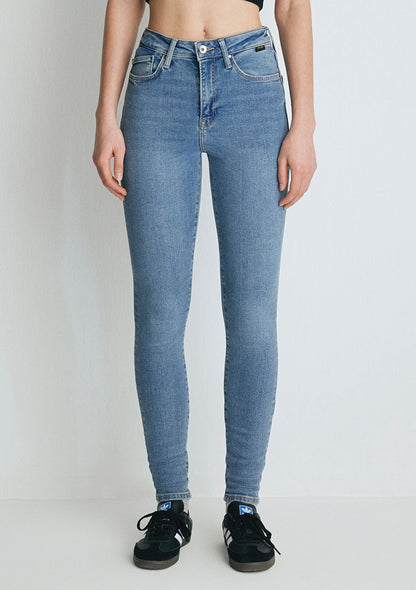 Serenay Mid Brushed Gold Shape Jean Pants