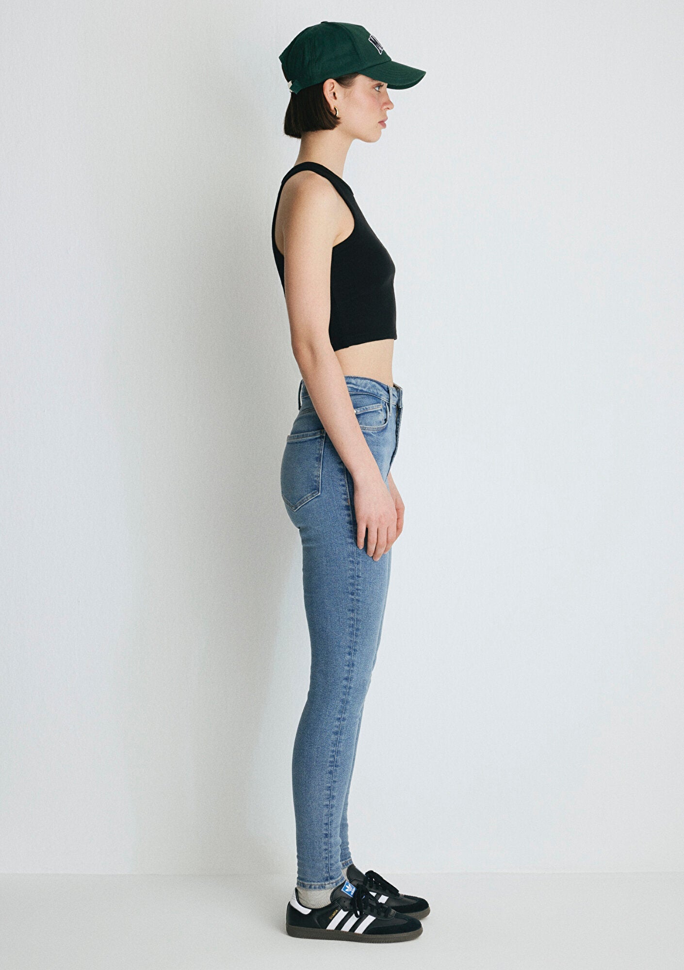 Serenay Mid Brushed Gold Shape Jean Pants