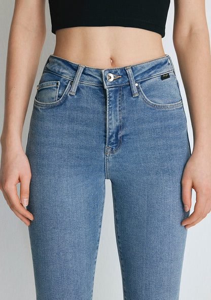 Serenay Mid Brushed Gold Shape Jean Pants