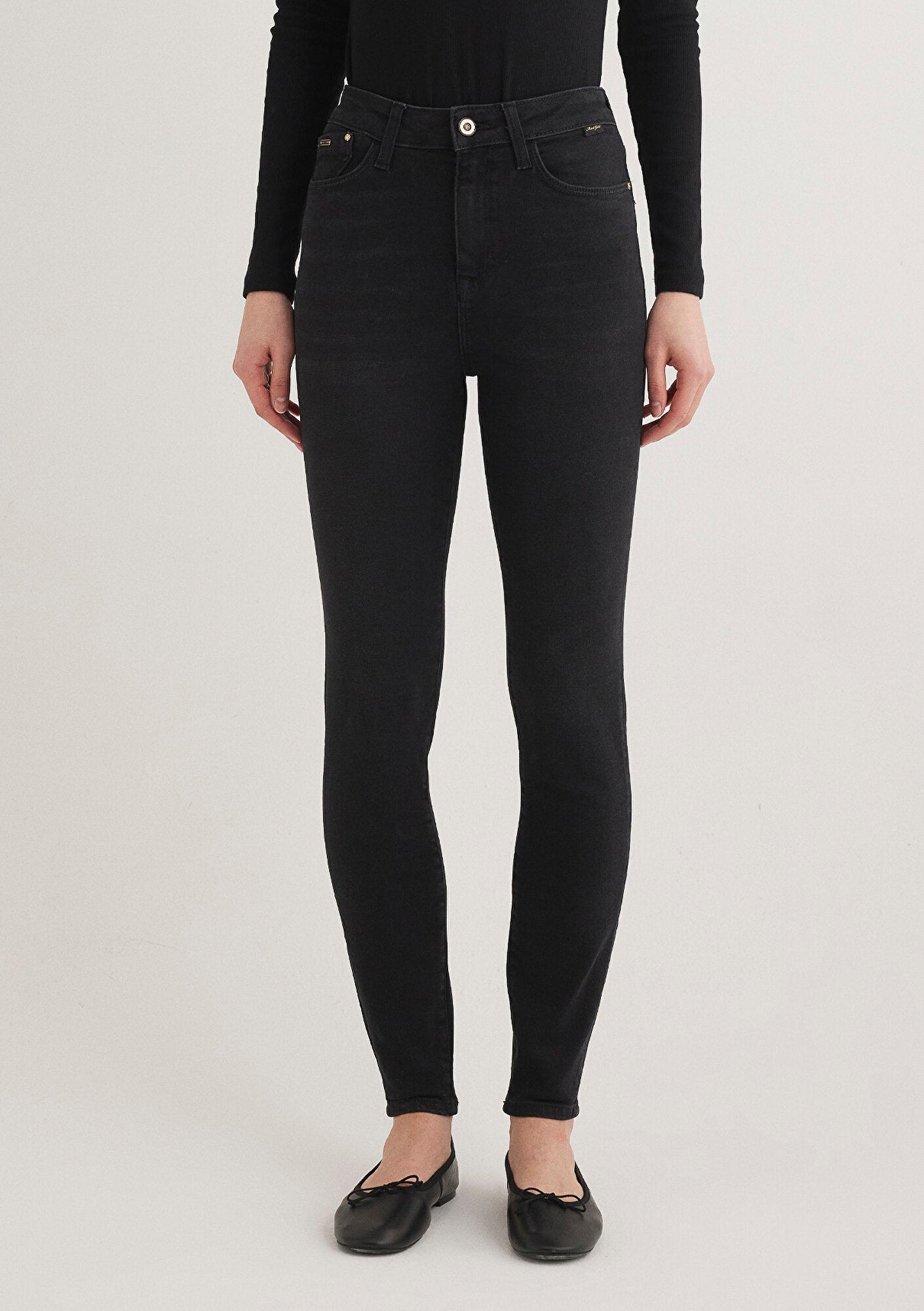 Serenay Deep Smoke Gold Premium Jean Pants