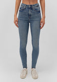 Serenay Mid Used Gold Shape Jean Pants