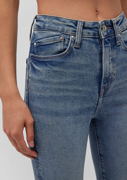 Serenay Mid Used Gold Shape Jean Pants