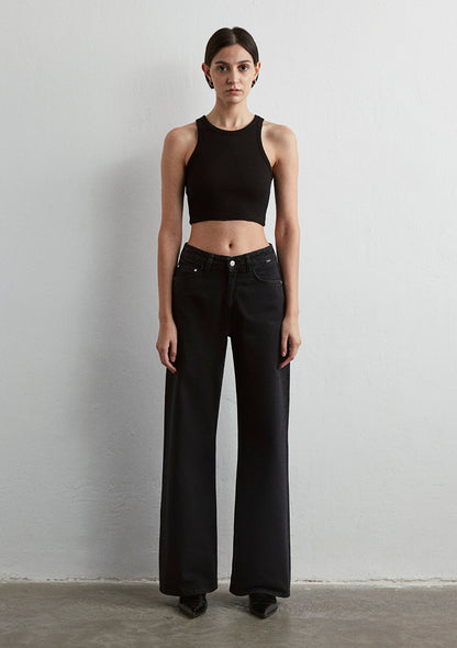 Malibu Dark Smoke Denim Jean Pants