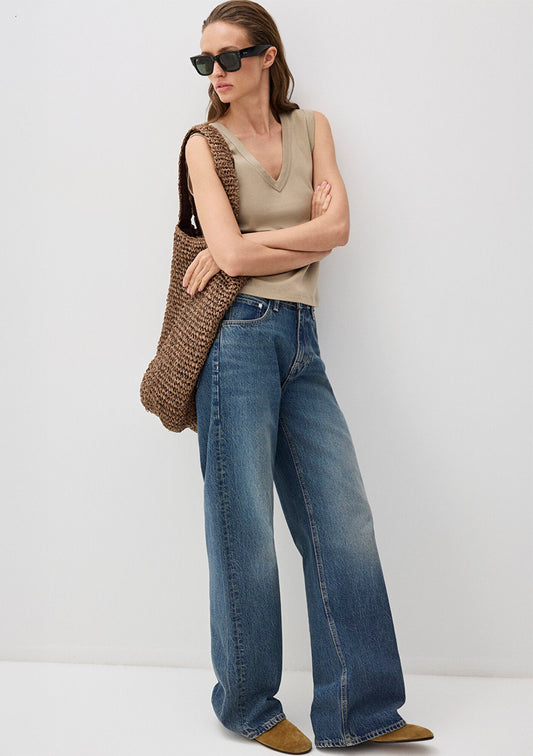 Malibu Dark Vintage Denim Jean Pants