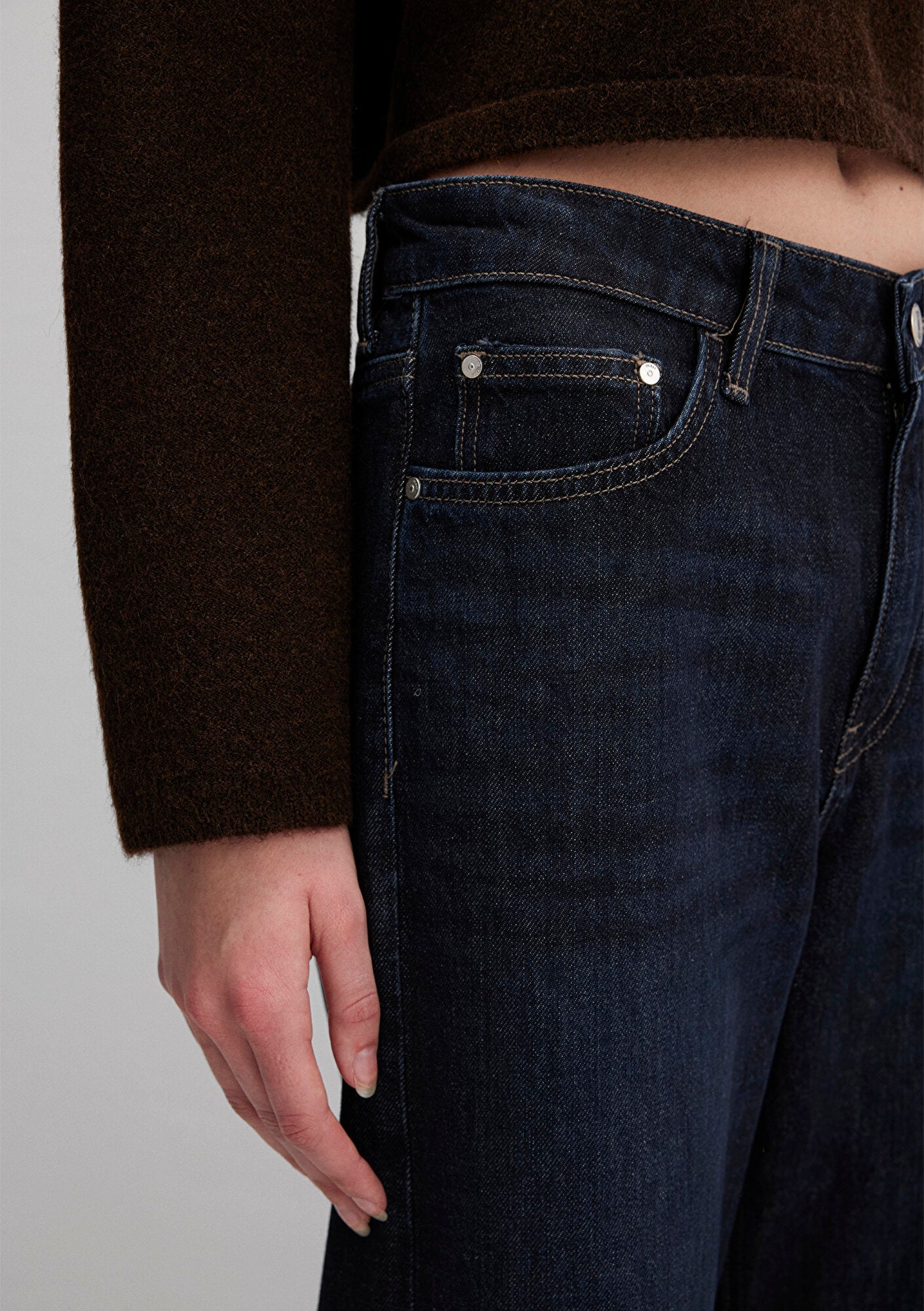 Malibu Deep Brushed Denim Jean Pants