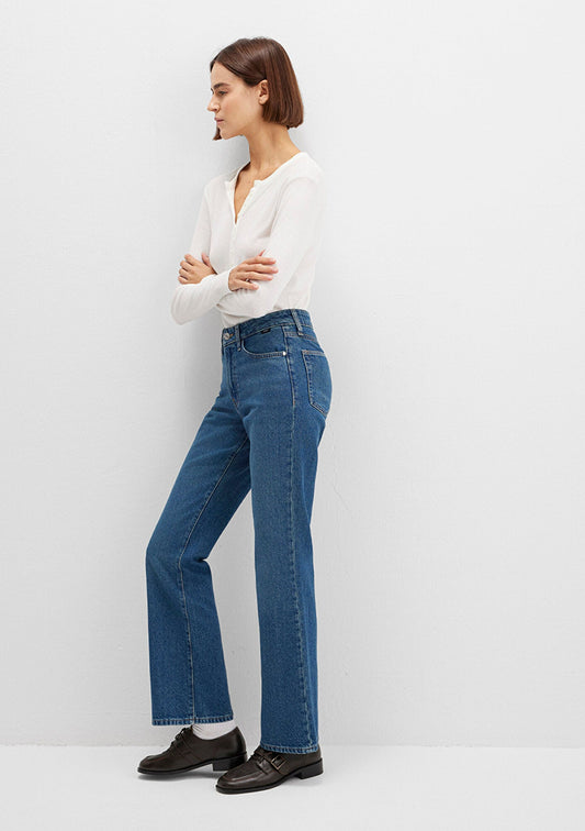 Miav Jeans Dark Shaded Denim Jean Pants