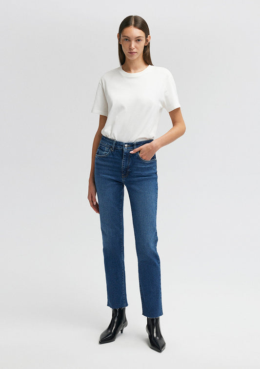 Viola Dark Brushed Mavi Premium Jean Pants