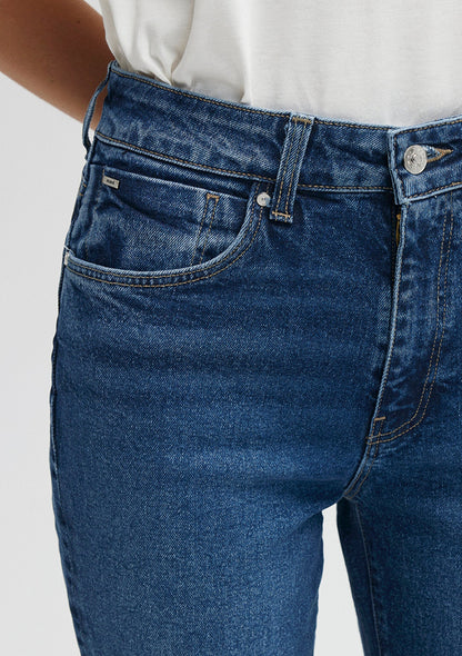 Viola Dark Brushed Mavi Premium Jean Pants