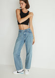 Leila Mid Blue Denim Jean Pants