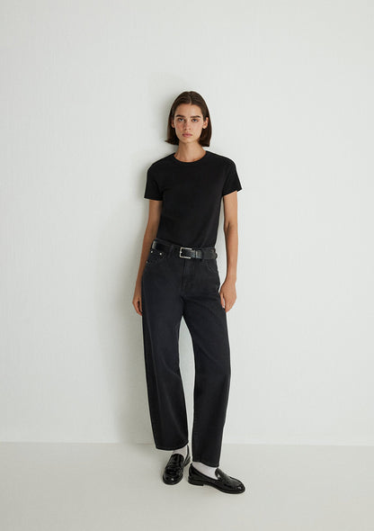 Leila Smoke Denim Jean Pants