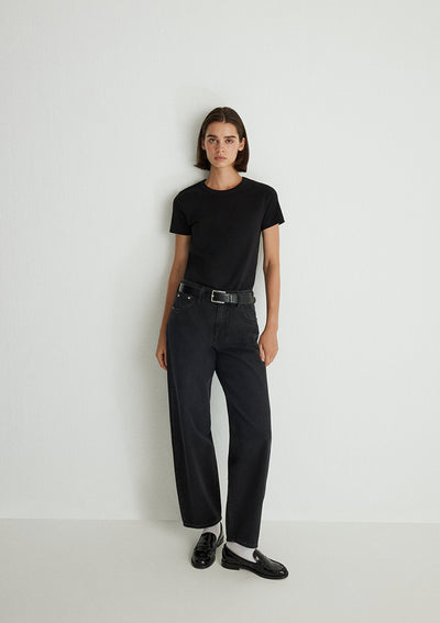 Leila Smoke Denim Jean Pants