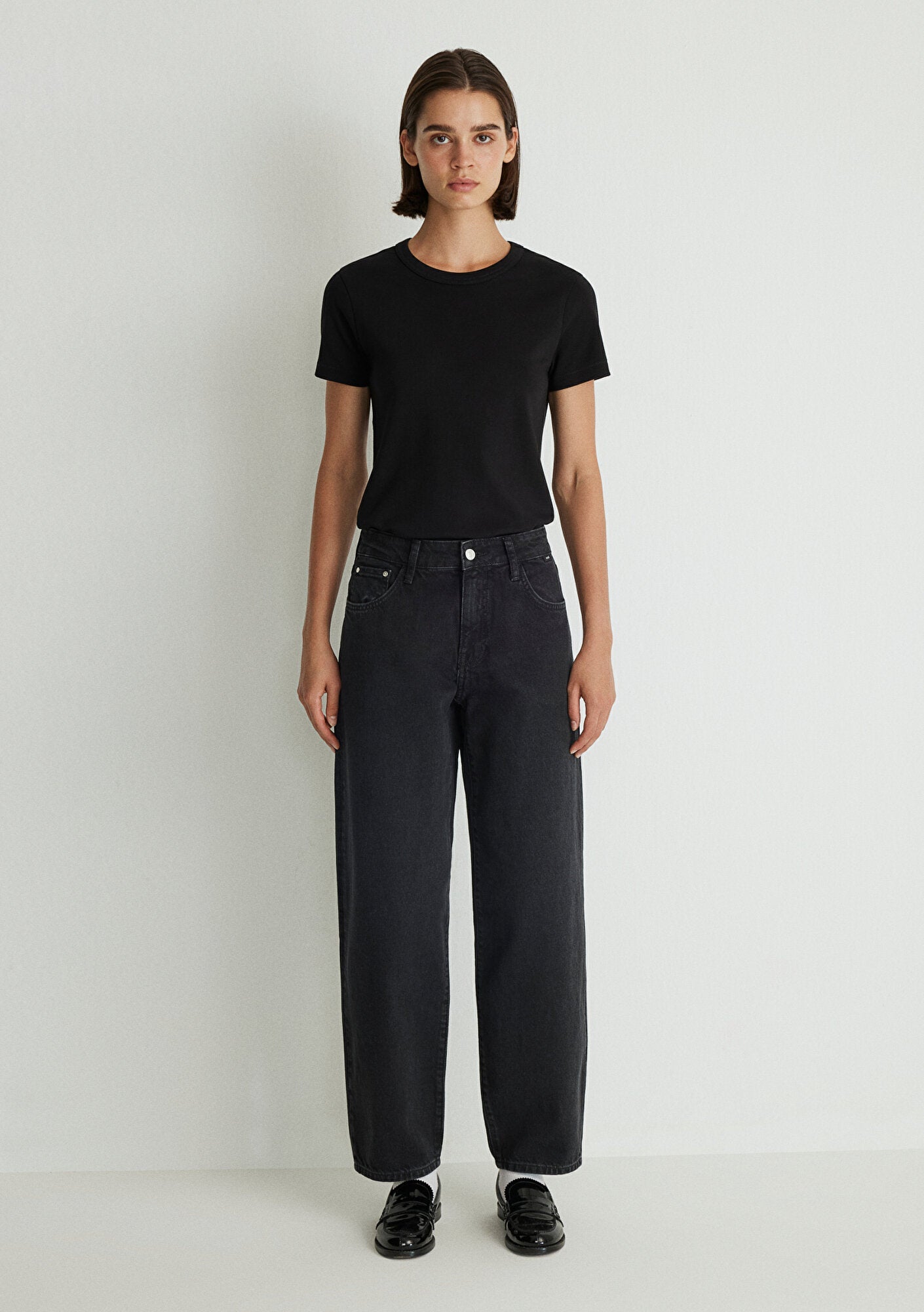 Leila Smoke Denim Jean Pants